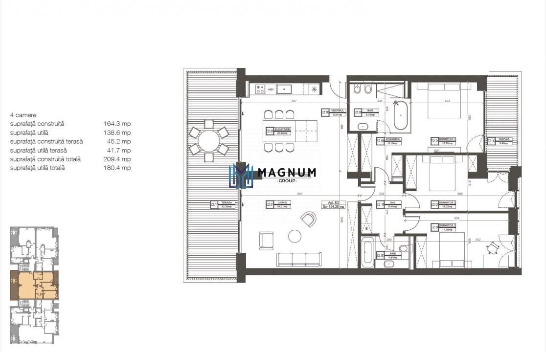 Apartament exclusivist de vanzare- Dorobanti Capitale (Varsovia 6)