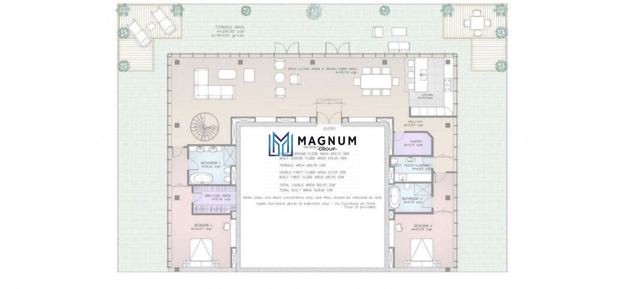 penthouse spectaculos- Asmita Gardens- etajul 25