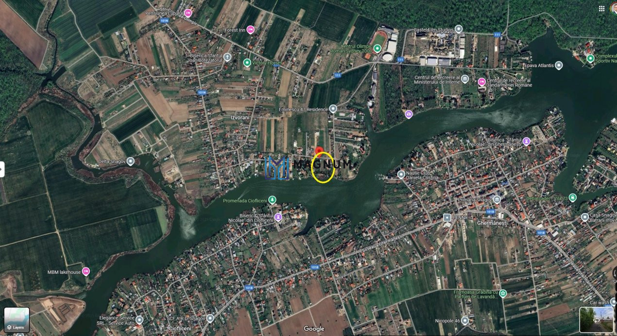 Teren de Vanzare- Snagov -deschidere lac- Izvorani