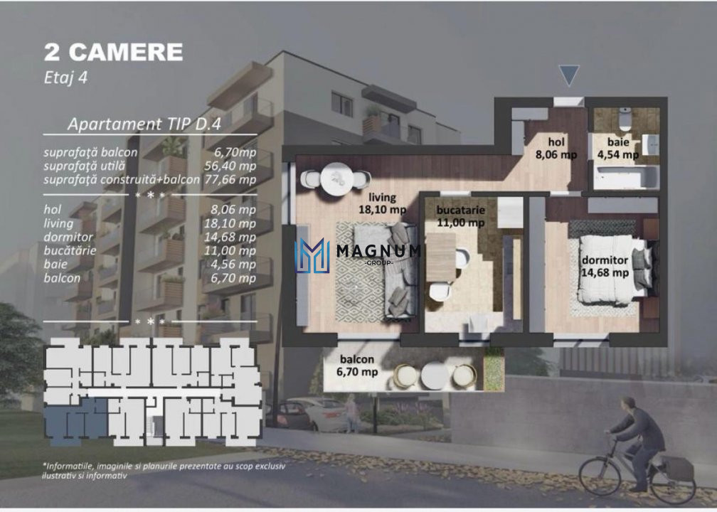 Apartament de vanzare 2 camere Beceni, Grand Arena