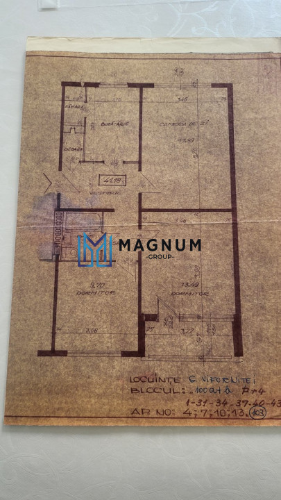 Apartament 3 camere zona Giurgiului