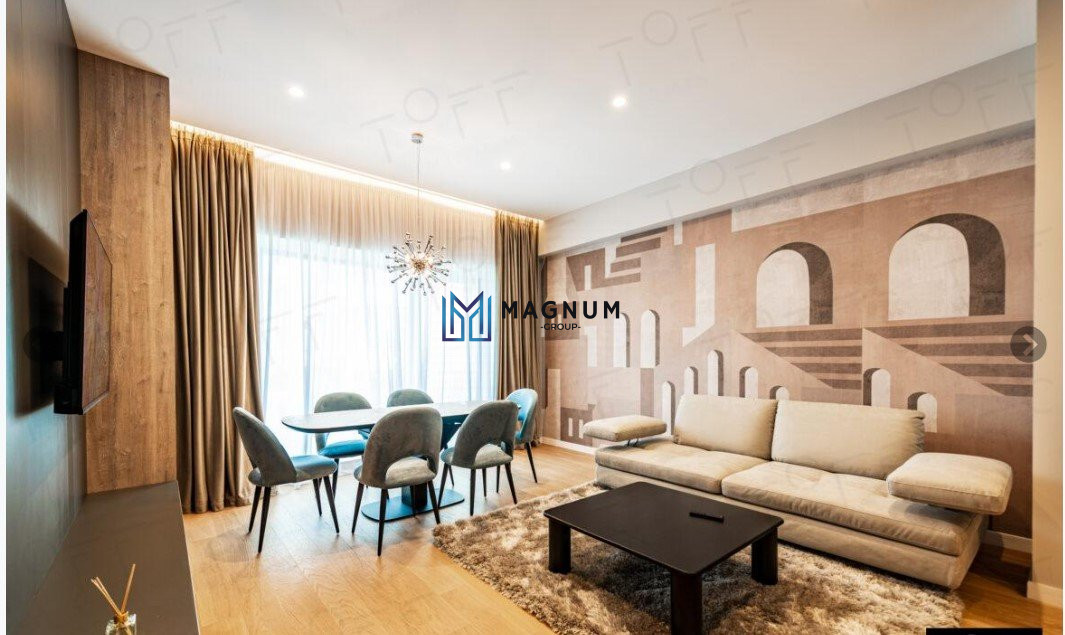 Apartament de vanzare 3 camere mobilat integral- One Verdi Park