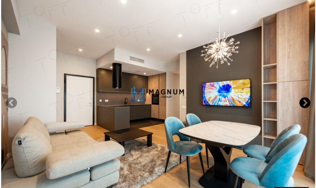 Apartament de vanzare 3 camere mobilat integral- One Verdi Park