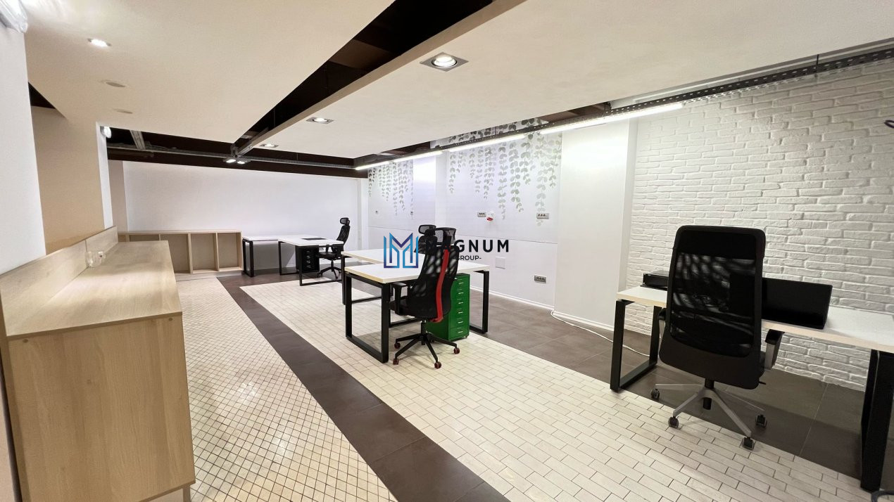 Spatiu comercial si de birouri de inchiriat- demisol - zona centrala - lux