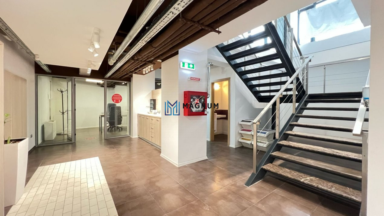 Spatiu comercial si de birouri de inchiriat- demisol - zona centrala - lux