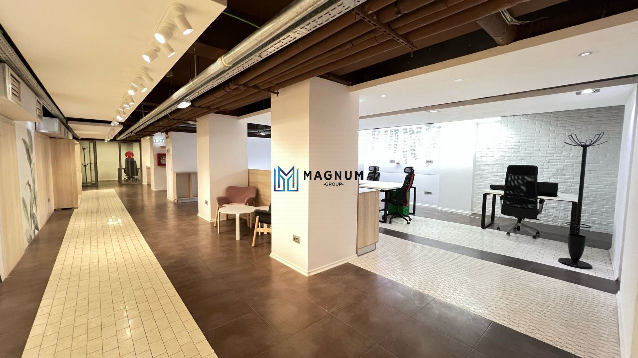 Spatiu comercial si de birouri de inchiriat- demisol - zona centrala - lux