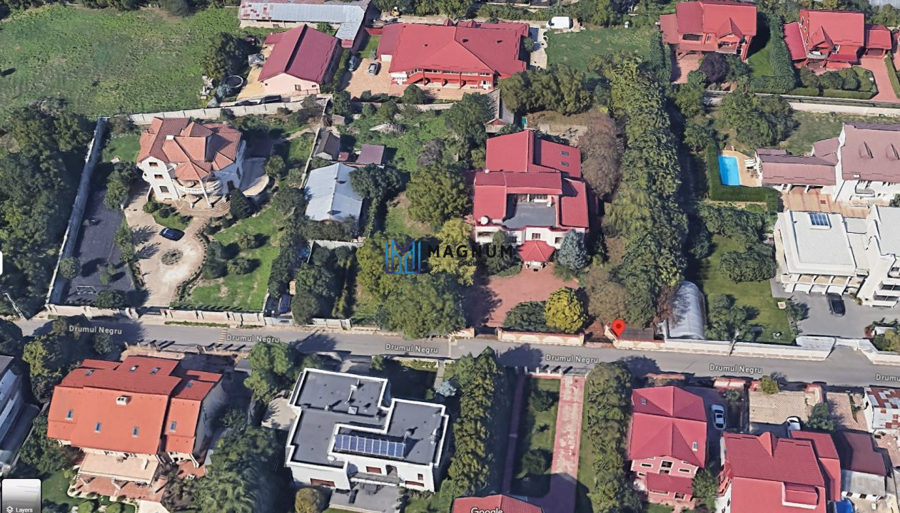 Vila de vanzare Pipera- Drumul Negru - 2500 mp teren
