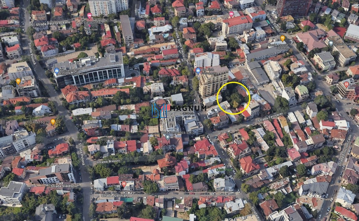 Teren de vanzare- pretabil bloc de locuinte- zona Tunari- Polona