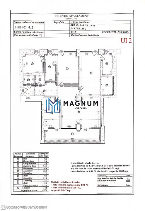 apartament 3 camere de inchiriat- zona exclusivista- Dorobanti- Capitale