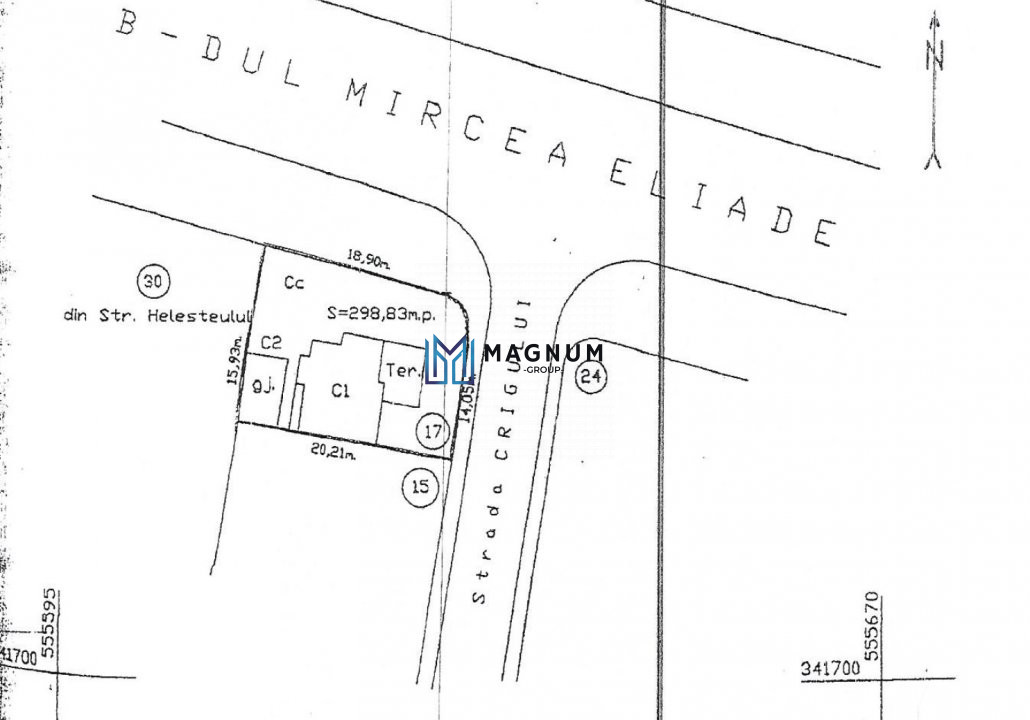 Casa si teren 300 mp de vanzare- Primaverii- parcul Bordei